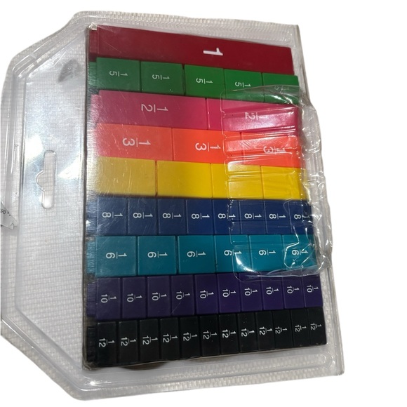 Colorful Math Counting Blocks Set - Picture 2 of 2